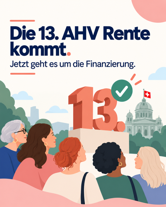 Die 13. AHV Rente kommt.